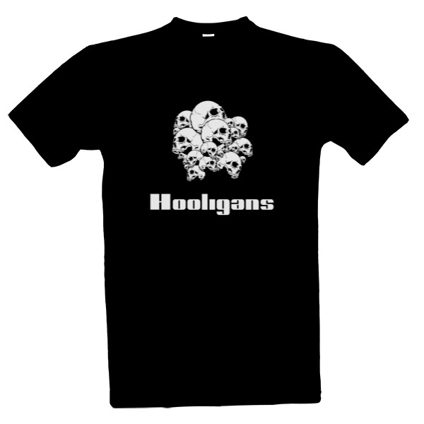 Tričko s potiskem Skull Hooligans 03
